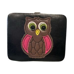 Owl Hard Shell Hinged‎ Wallet